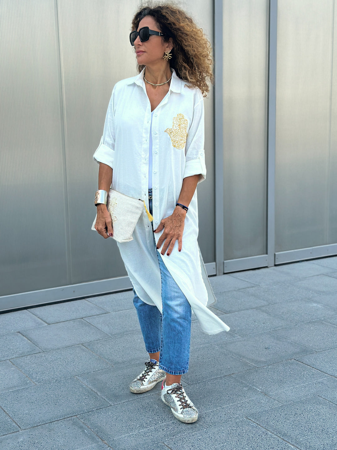 Bella Linen Long Shirt