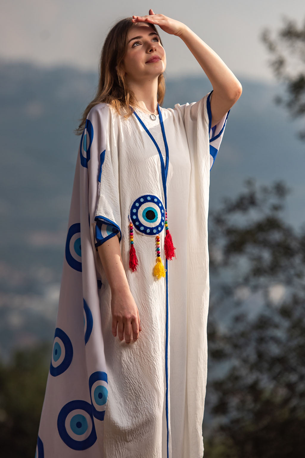 Diva Greek Eye Kaftan