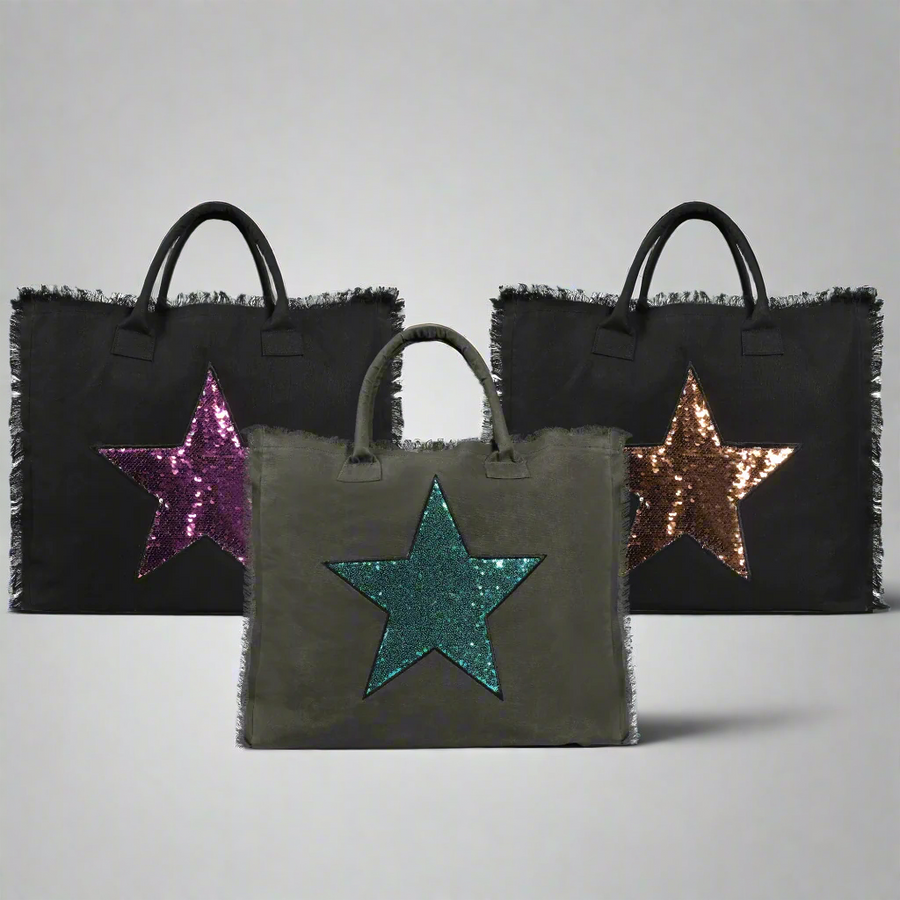 Donna Embroidered Tote Bag - Eco-friendly waterproof treated Canvas