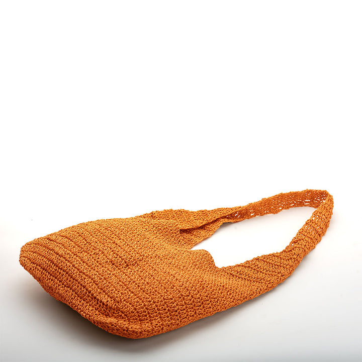 Ella Handmade Bag / Eco-friendly beige coloured raffia threads