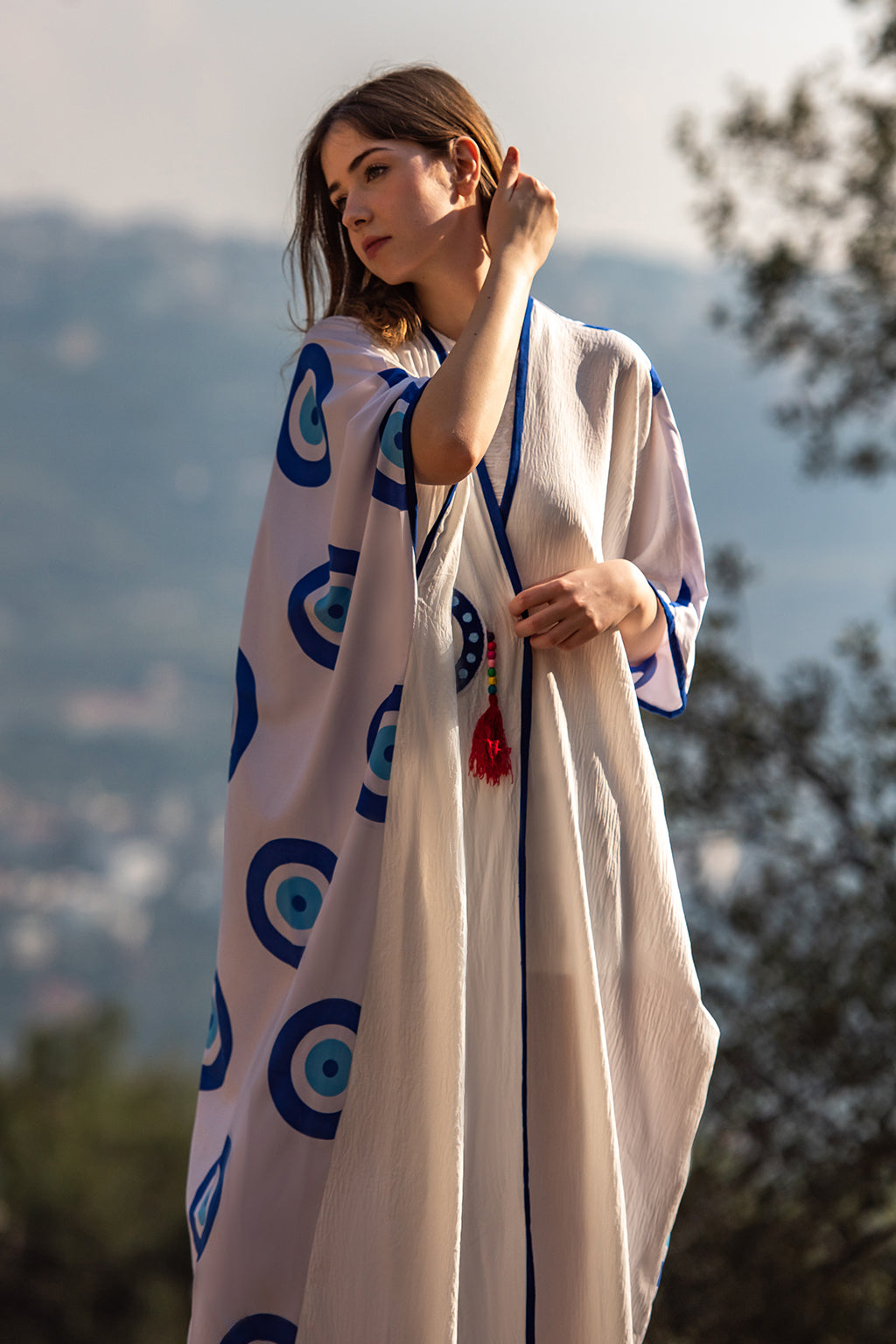 Diva Greek Eye Kaftan