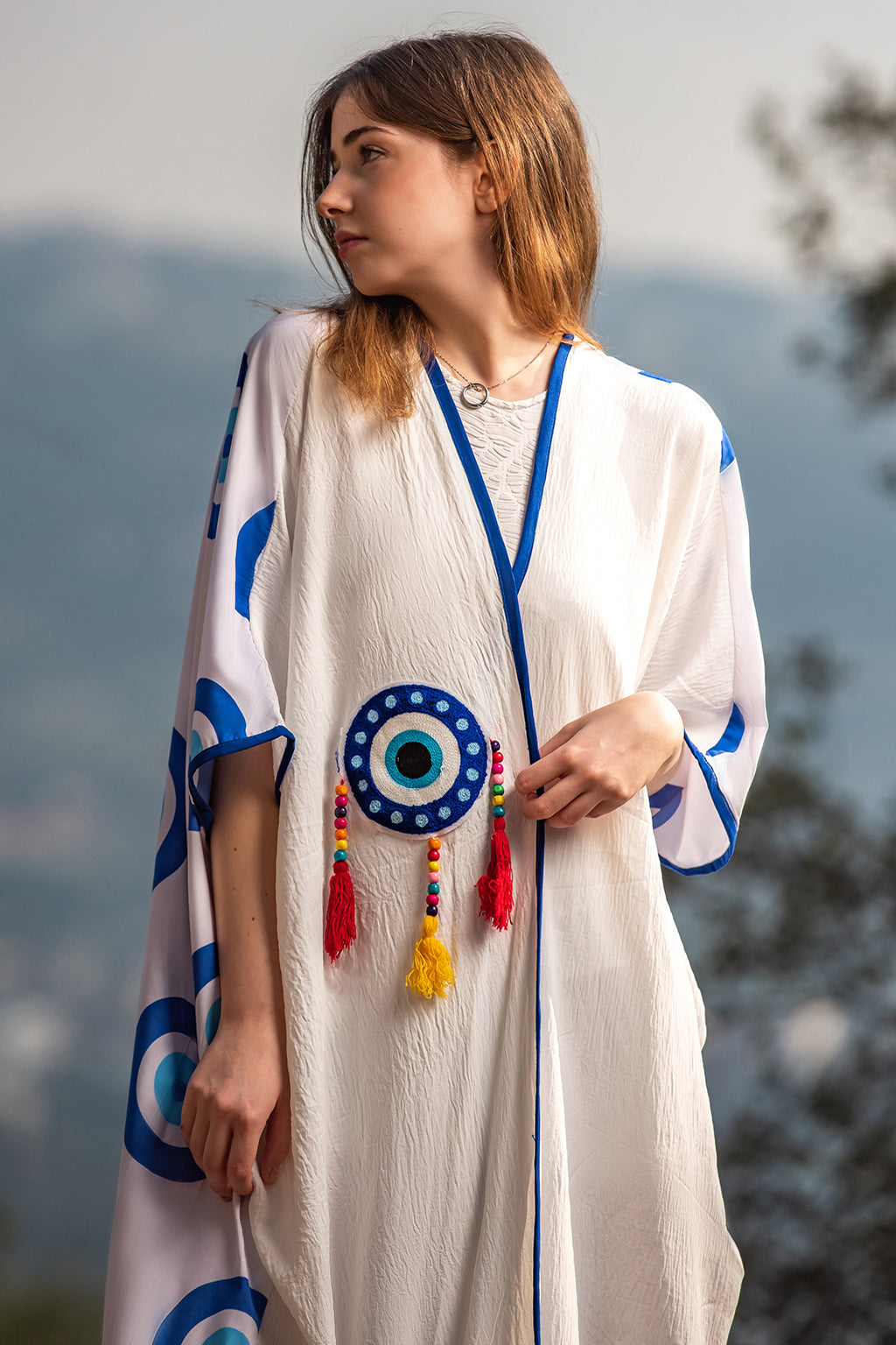 Diva Greek Eye Kaftan